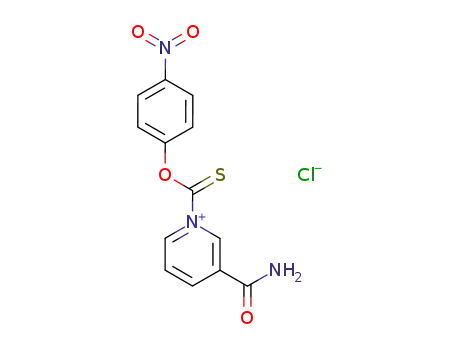 3-carbamoyl-1-(4-nitro-phenoxythiocarbonyl)-pyridinium; chloride