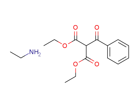 benzoyl-malonic acid diethyl ester; compound with ethylamine