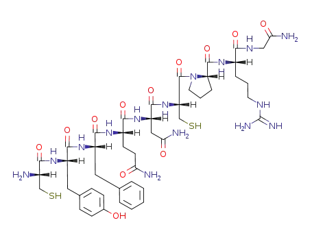 Cys-Tyr-Phe-Gln-Asn-Cys-Pro-Arg-Gly-NH<sub>2</sub>